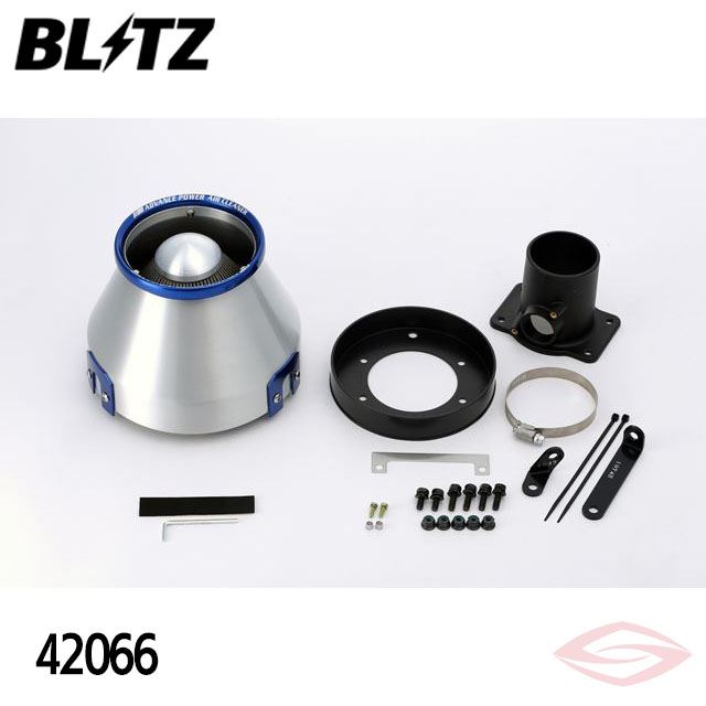 BLITZ アドバンスパワー エアクリーナー カローラフィールダー ZZE122G ZZE124G トヨタ【42066】ブリッツ コアタイプ ADVANCE POWER