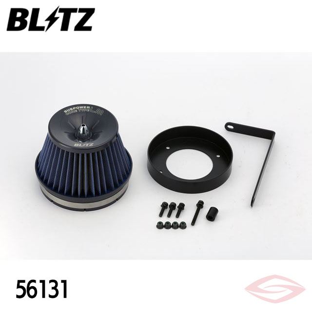 BLITZ サスパワーLM エアクリーナー インプレッサスポーツワゴン GF8 スバル【56131】ブリッツ コアタイプ SUS POWER LM