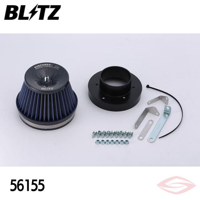 BLITZ サスパワーLM エアクリーナー カローラルミオン NZE151N ZRE152N ZRE154N トヨタ【56155】ブリッツ コアタイプ SUS POWER LM