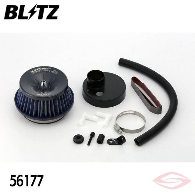 BLITZ サスパワーLM エアクリーナー スペーシア MK32S スズキ(56177) /ブリッツ コアタイプ SUS POWER LM