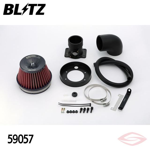 BLITZ サスパワーLMレッド エアクリーナー アルテッツァ SXE10 トヨタ【59057】ブリッツ コアタイプ SUS POWER LM-RED