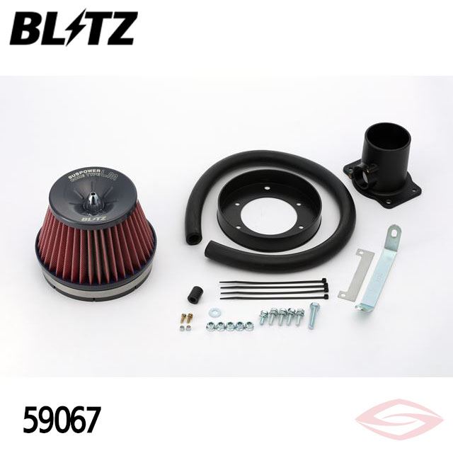 BLITZ サスパワーLMレッド エアクリーナー アルファード ANH10W ANH15W トヨタ(59067) /ブリッツ コアタイプ SUS POWER LM-RED