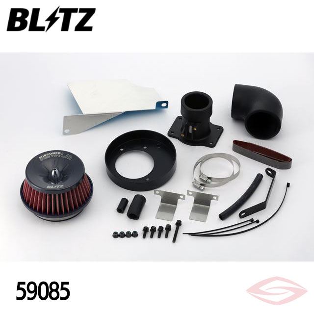 BLITZ サスパワーLMレッド エアクリーナー プリウス G's ZVW30 トヨタ(59085) /ブリッツ コアタイプ SUS POWER LM-RED