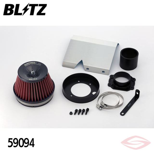 BLITZ サスパワーLMレッド エアクリーナー ロードスター NB6C NB8C マツダ【59094】ブリッツ コアタイプ SUS POWER LM-RED