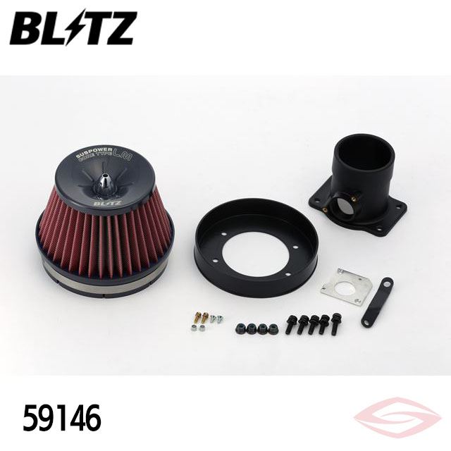 BLITZ サスパワーLMレッド エアクリーナー IS250 GSE20 GSE25 レクサス【59146】ブリッツ コアタイプ SUS POWER LM-RED