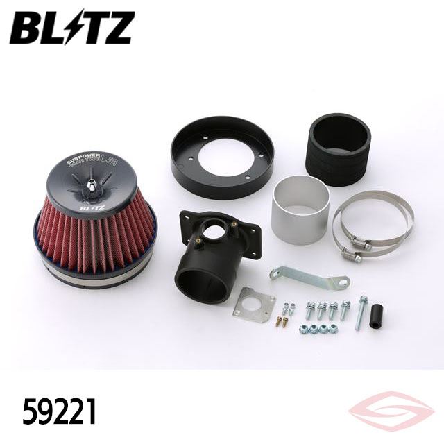 BLITZ サスパワーLMレッド エアクリーナー RC300h AVC10 レクサス【59221】ブリッツ コアタイプ SUS POWER LM-RED