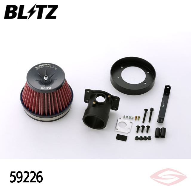 BLITZ サスパワーLMレッド エアクリーナー アルファード AGH30W AGH35W トヨタ(59226) /ブリッツ コアタイプ SUS POWER LM-RED