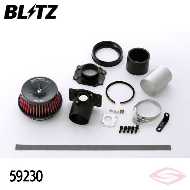 BLITZ サスパワーLMレッド エアクリーナー ステップワゴン RP1 RP2 RP3 RP4 ホンダ【59230】ブリッツ コアタイプ SUS POWER LM-RED