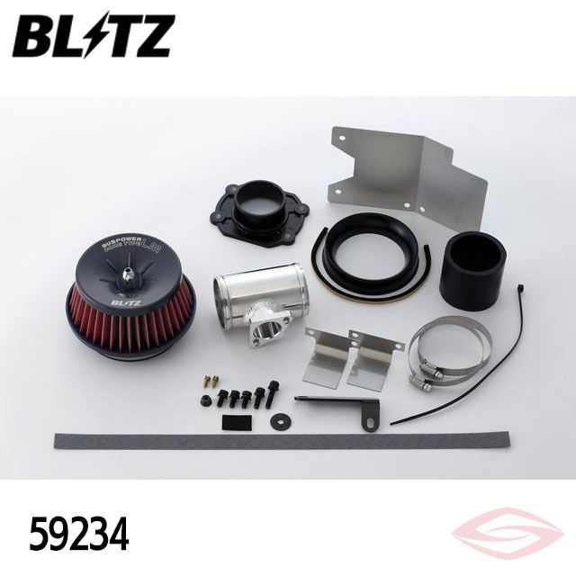 BLITZ サスパワーLMレッド エアクリーナー CX-3 DK5FW DK5AW マツダ【59234】ブリッツ コアタイプ SUS POWER LM-RED