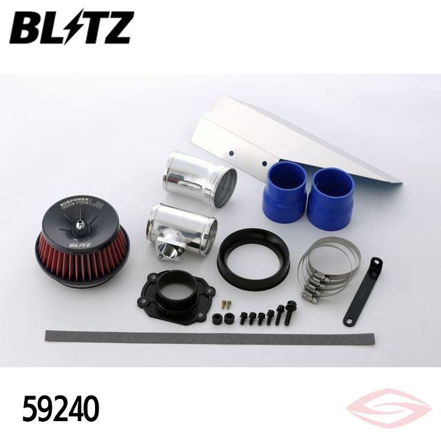 BLITZ サスパワーLMレッド エアクリーナー ロードスター ND5RC マツダ【59240】ブリッツ コアタイプ SUS POWER LM-RED