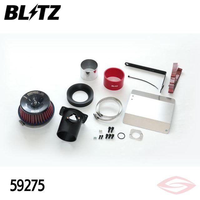 BLITZ サスパワーLMレッド エアクリーナー BRZ ZD8 スバル【59275】ブリッツ コアタイプ SUS POWER LM-RED