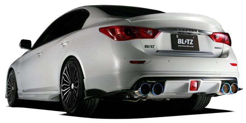 BLITZ AERO SPEED R-Concept リアディフューザー Rear Fog仕様 #V37 スカイライン ...