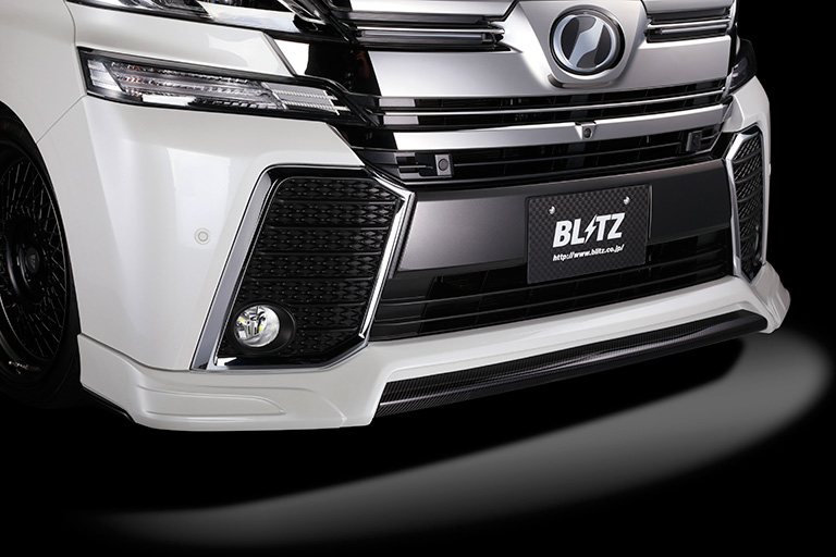 BLITZ / AERO SPEED R-Concept (エアロスピード Rコンセプト) フロントリップスポイラー カーボンアタッチメント付 #GH30/35W/AYH30W VELLFIRE 車　種(Vehicle) 年　式(Model Year) 型　式(Model) エンジン型式(E/G Model) 備　考(Remarks) ヴェルファイア 15/01-18/01 AGH30WAGH35W 2AR-FE Zグレード専用 ヴェルファイア 15/01-18/01 GGH30WGGH35W 2GR-FE ZAグレード専用 ヴェルファイアHV 15/01-18/01 AYH30W 2AR-2JM-2FM ZRグレード専用 60190と60196のセット ※FRP製(白ゲルコート)で未塗装。マイナーチェンジ前エアロボディ(ZR/ZA/Z)専用品です。グレーと黒、2種類エンドラバー(フチゴム)が付属します。 ※カーボンアタッチメントはウェットカーボン製で未塗装。それぞれのフロントリップスポイラー専用品です。 関連商品一覧 カーボンアタッチメント単体(ヴェルファイア用) はこちら フロントリップスポイラー FRP(ヴェルファイア用) はこちら フロントリップスポイラー カーボンアタッチメント付(ヴェルファイア用) はこちら フロントリップスポイラー アルファード用(60192) はこちら サイドスポイラー はこちら リアディフューザー はこちら ■配送先注意事項 　カーショップ/ディーラー/法人様宛のみの対応となります。屋号・固定電話・担当者名が必要となります。 　沖縄・離島は配送不可となります。また、個人宅様配送も不可となります。あらかじめご了承下さい。 ■在庫について 　在庫がない商品でも、予約注文という形で注文をお受けしております。 　お客様が注文したタイミングで在庫状況を確認いたしますので、タイミングが前後する可能性があります。 　受注生産品もございますので、注文後のキャンセルはご遠慮ください。 ■備考 　お客様都合の注文後のキャンセル、購入後の返品は受け付けていません。 　中身違い・破損等に関しては商品到着後3日以内にご連絡下さい。 　予告なく商品生産終了となる事もあります。 　ご不明な点・ご質問等は必ずご注文前にお問い合わせ下さいます様お願いします。 　商品の改良等により適合条件が変更になる場合もございます。 　ご注文前に最新の適合データはメーカーページにてご確認下さい。 　予告なくメーカーにて商品生産終了となる場合もございます。