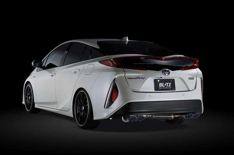 BLITZ NUR-SPEC VSR Quad ZVW52 2ZR 2WD PRIUS PHV トヨタ / マフラー 63542V ニュルスペック ブリッツ