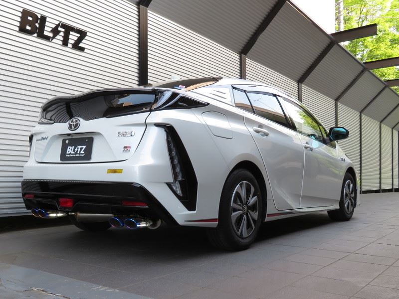 BLITZ NUR-SPEC VSR Quad ZVW52 2ZR PRIUS PHV GRSPORT トヨタ / マフラー 63552V ニュルスペック ブリッツ