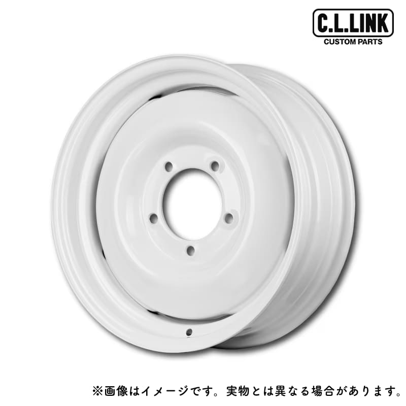 シーエルリンク CL20 オールドスタイルスチールホイール 16x5.5J 5H 139.7 +20 ホワイト / 16インチ C.L.LINK OLD STYLE STEEL WHEEL CLリンク (商品コード:CL20Wheels1655W)