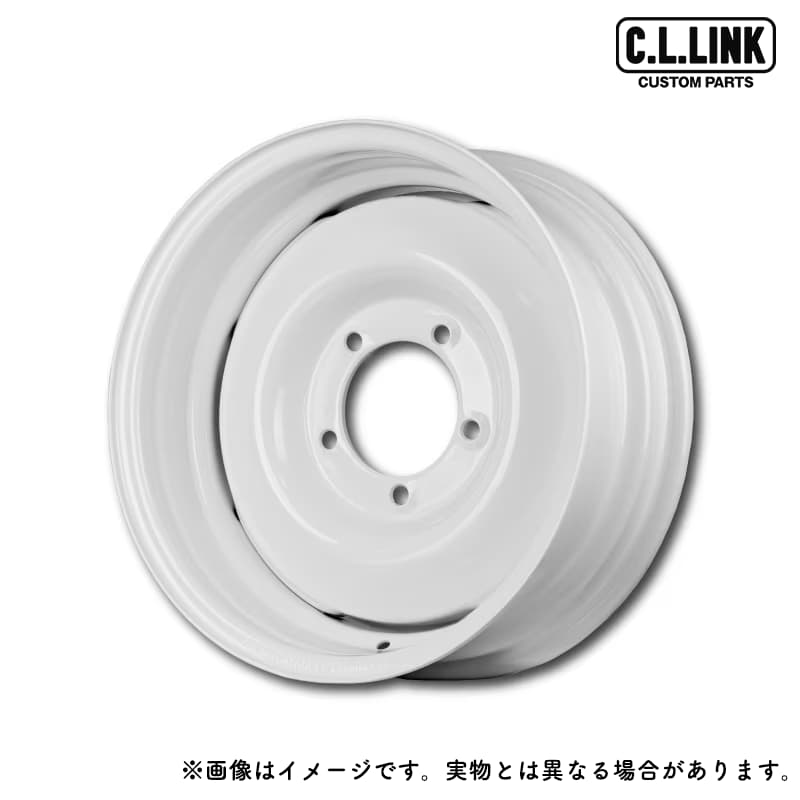 シーエルリンク CL20 オールドスタイルスチールホイール 16x6.0J 5H 139.7 -5 ホワイト / 16インチ C.L.LINK OLD STYLE STEEL WHEEL CLリンク (商品コード:CL20Wheels1660W)