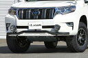 JAOS フロントスキッドバー ブラック/ブラスト プラド 150系 【B150067C】/ FRONT SKID BAR BLACK/BLAST LC150 PRADO 17+