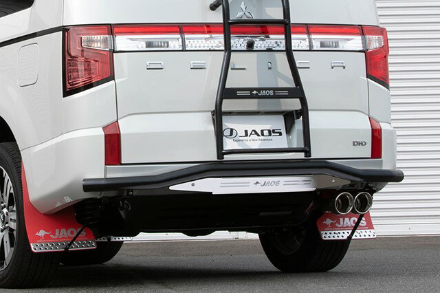 JAOS リヤスキッドバー ブラック／ブラスト デリカ D:5 DIESEL（19+） 【B154306C】/ REAR SKID BAR BLACK/BLAST DELICA D:5 19+