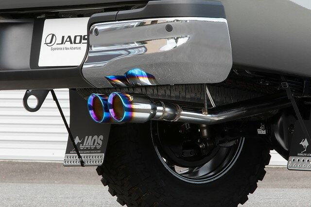 BATTLEZ マフラー ZS-2 TC チタンカラーテール ハイラックス 125系 【B701098TC】/ BATTLEZ 2TAIL-PIPE EXHAUST(ZS-2) TITANIUM COLOR HILUX 20+