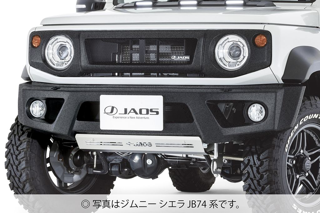 JAOS フロントスポーツカウル タフブラック ジムニー JB64系 【B040513TB】/ FRONT SPORTS COWL JIMNY ..
