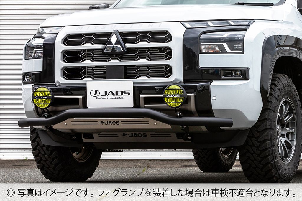 JAOS フロントスキッドバー ブラック／ブラスト トライトン LC2T系 【B150367C】/ FRONT SKID BAR BLAC..