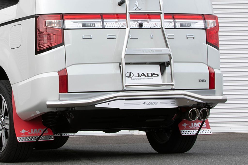 JAOS リヤスキッドバー ポリッシュ／ブラスト デリカ D:5 DIESEL（19+） 【B154306A】/ REAR SKID BAR POLISH/BLAST DELICA D:5 19+