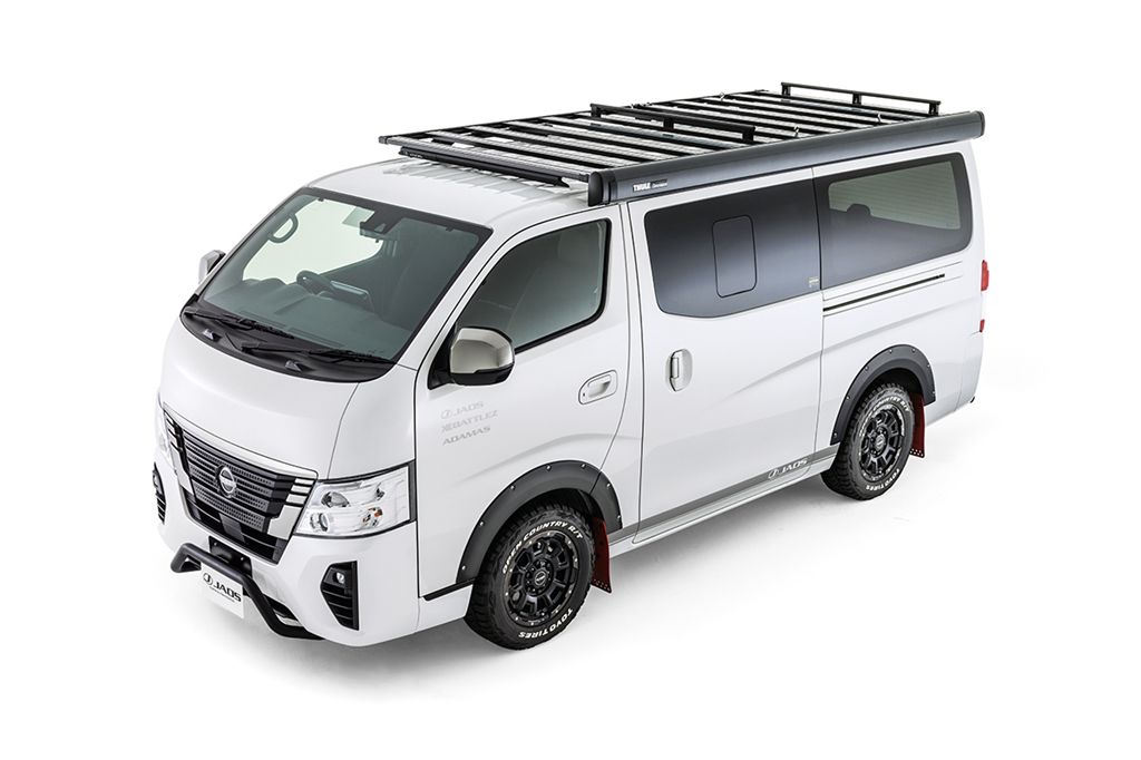 JAOS フラットラック 1470×2950 キャラバン E26系 / FLAT RACK SET 1470X2950 CARAVAN 12+ (8 LEGS) ジャオス