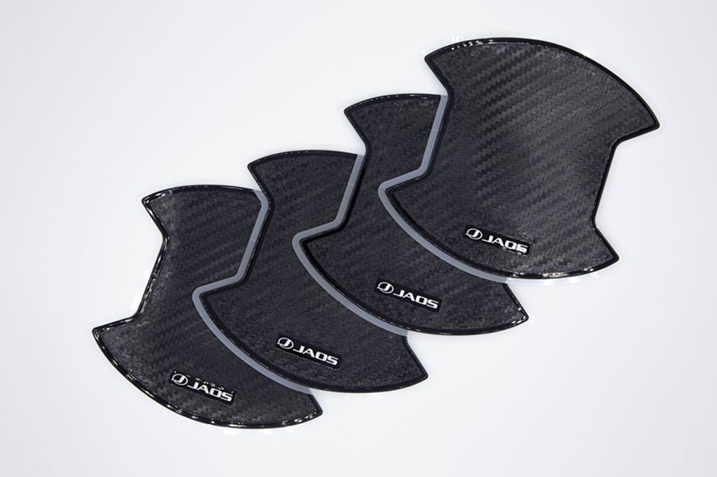 JAOS ドアハンドルプロテクター カーボン調 デリカ D5 DIESEL（19+） 【B636304】/ DOOR HANDLE PROTEC..