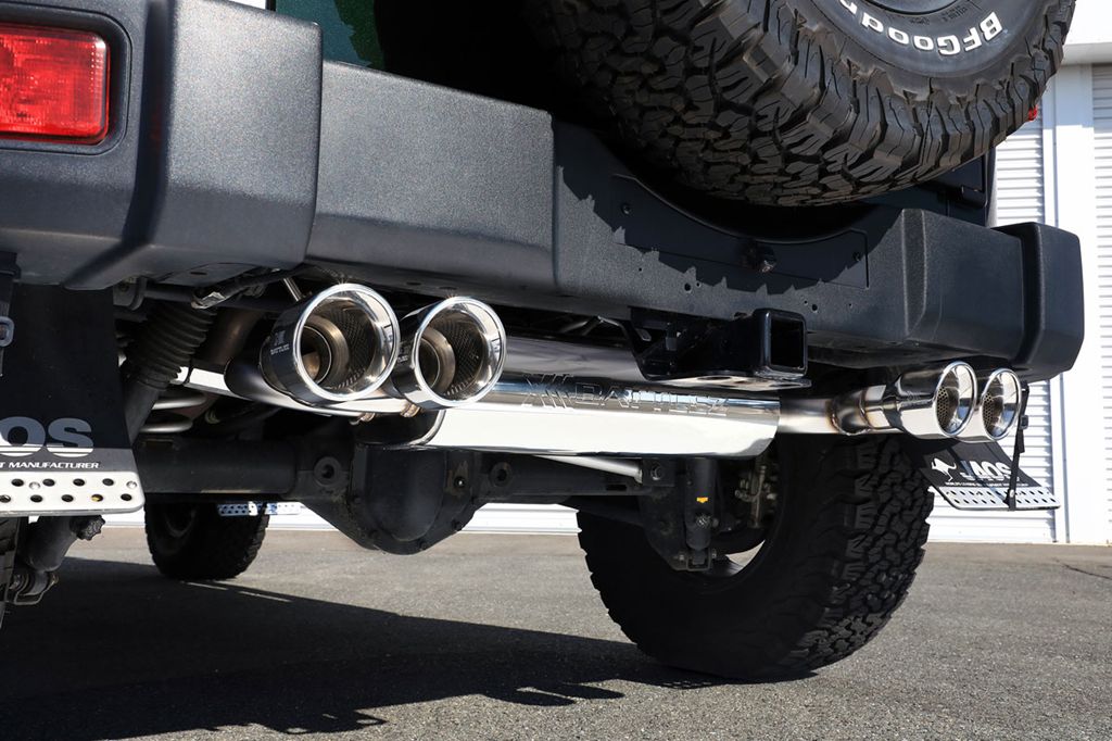 BATTLEZ ޥե顼 ZS-4  󥰥顼 JK B703901B/ BATTLEZ 4TAIL-PIPE EXHAUST(ZS-4) CIRCLE JK WRANGLER 07+