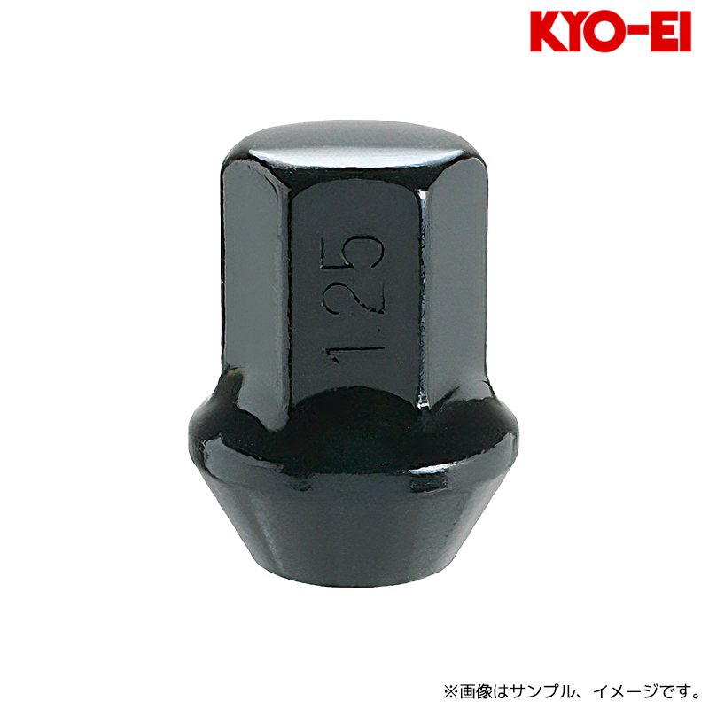 ʻ 饰ʥå 60ơѡ ޥ 17HEX M12P1.25 1pc ֥å / Lug Nut (F103B-17) KYO-EI