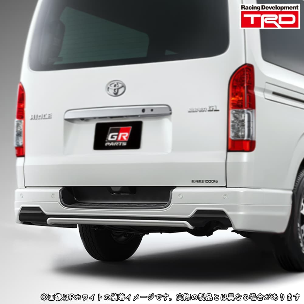 楽天市場】trd リヤバンパースポイラー ハイエースの通販