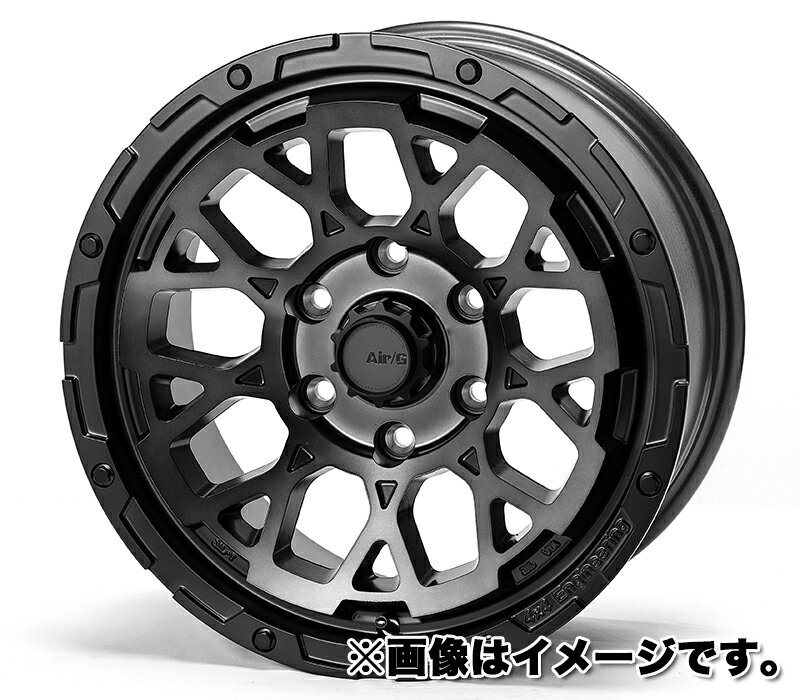 4X4エンジニアリング Air/G Rocks アルミホイール(1本) 17x7.0 32 114.3 5H(ゴーストエディション) / 17インチ 4×4 Engineering