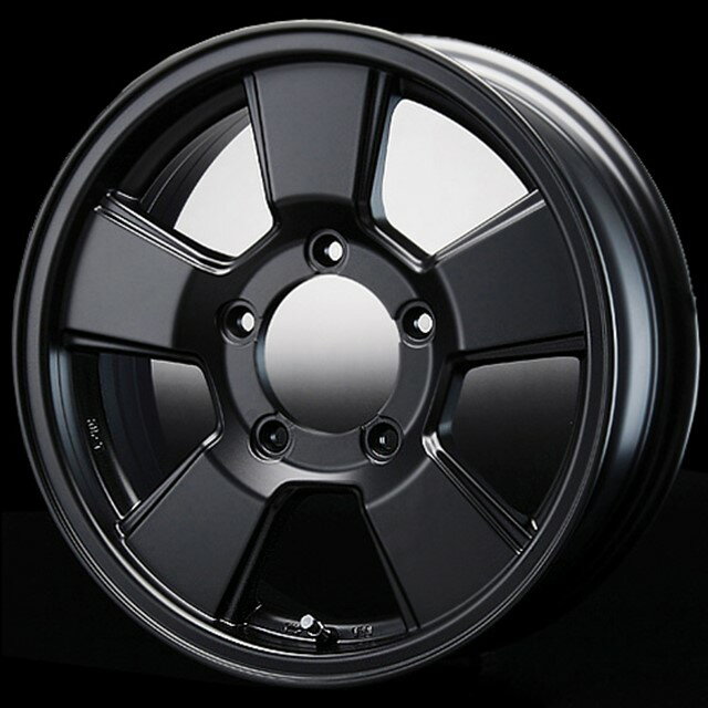 BLEST(ブレスト) バーンズテック JHストリーム ホイール1本 16x5.5 5H 139.7 +22 (セミグロスブラック) / 16インチ BahnsTech JH-Stream