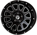 デルタフォース オーバル ホイール1本 17x7.0J 5H 114.3 +32 ブラックマシニング (BKM) / 17インチ OVAL DELTA FORCE(2)