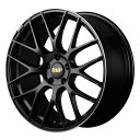 RMP 028F アルミホイール(4本) 18x8.0 +45 112 5H(セミグロスブラック+リムエッジDC+ロゴマシニング) / 18インチ MID 輸入車サイズ