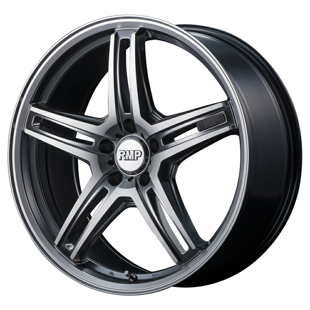 RMP 520F アルミホイール 1本 18x7.0 +48 100 5H(ハイパーメタルコート/ポリッシュ) / 18インチ MID