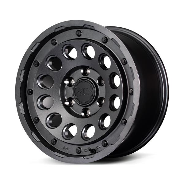 MIDオフロード H12 ホイール1本 17x8.5J 6H 139.7 0 バレルブラック/17インチ MID OFFROAD H12