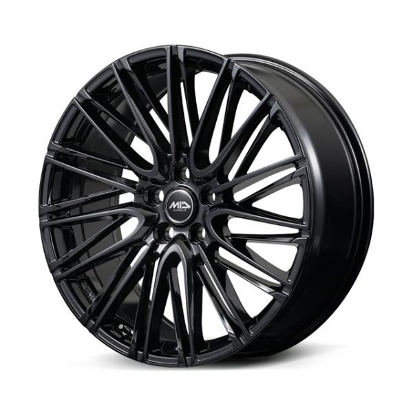 乐天商城 - MIDホイールズ レフィナーダ モーション6 ホイール1本 19x8.0J 5H 120 +30 Gloss　black/19インチ MID WHEELS Lefinada MOTION6