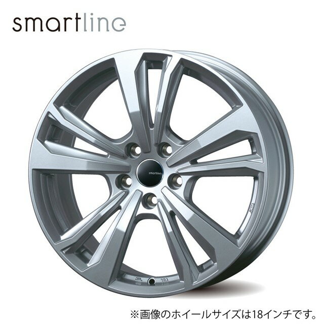 TAS smartline 365 ホイール1本 17x7.0J（RFT対応品） +44 112 5H (シルバー)/ 17インチ スマートライン サンロクゴ