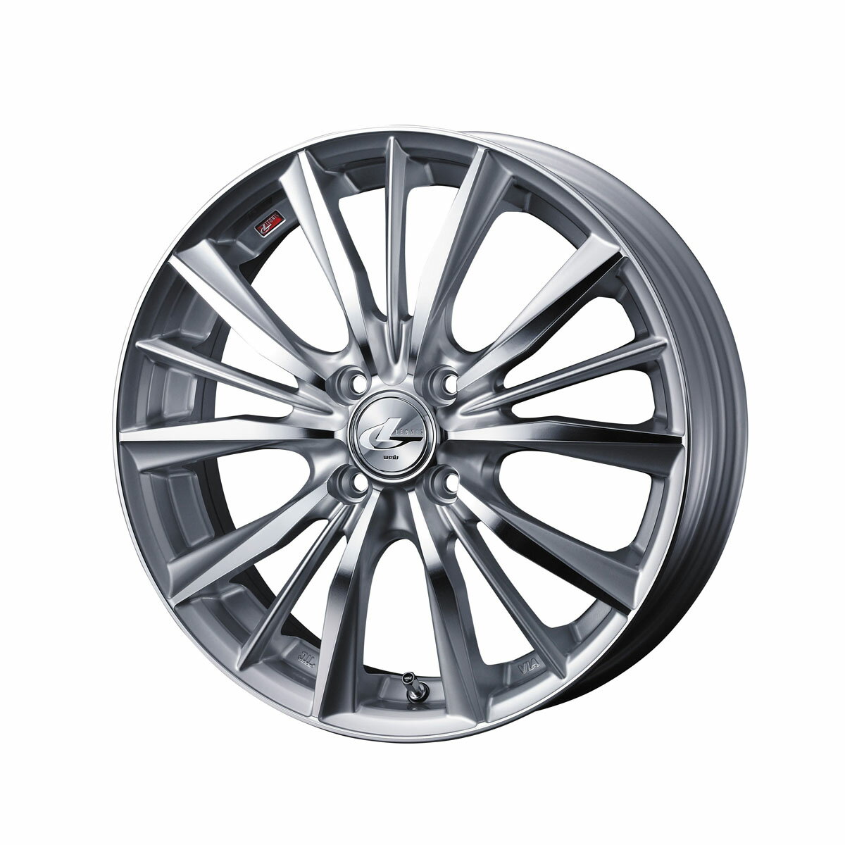 レオニス VX アルミホイール(1本) 17x7.0 +45 100 4H(HSMC(ハイパーシルバー ミラーカット)) / 17インチ LEONIS VX