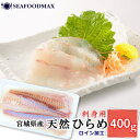 ひらめ 刺身 400g(2〜4枚入) ヒラメ ロイン 冷凍 宮城県産 天然 平目 柵どり 刺身用 生食用 鮃・ヒラメロイン・