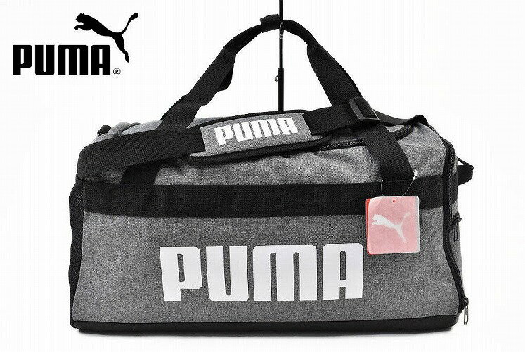 ブランド プーマ PUMA 商品説明 PUMAプーマ チャレンジャー ダッフルバッグS 35L ポケットが多く使いやすさが特徴のダッフルバッグ。 メインコンパートメントの容量はたっぷり入る35L あらゆるスポーツアイテムやトレーニングアイテムを簡単に持ち運べます。 サイドにはシューズ入れとポケットの付いたジッパー付きコンパートメント。 キャリーハンドルをプレスボタン式クロージャーで取り付けることもでき、ショルダーパッドが付いていることで快適に背負うこともできます。 フロントの大きなプーマワードマークプリントの上にあるDリングにはアイテムを取り付けることができます。 ※製造工程上、1点、1点、画像と商品の柄が異なる場合がございます。 Wファスナー開閉 メッシュポケット1 ファスナーポケット1 コンパーネント1 色：グレー 商品状態 新品　未使用　　 サイズ 【平置き実寸】 H28　W51　D25　35L　 　　　　　　　　　　　　■多少の誤差はご容赦下さい 素材 本体: 100% ポリエステル 裏地: 100% ポリエステル