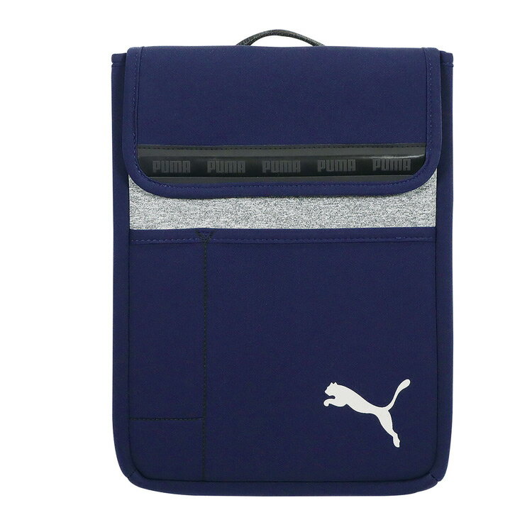 プーマ タブレットケース PUMA ランドセルにピッタリ入る iPadケース タブレット ノートPC ポーチ ネイビー 紺 キッズ ジュニア 中学生 小学生 子供 通学 女の子 男の子 新学期 ギフト 入学準備