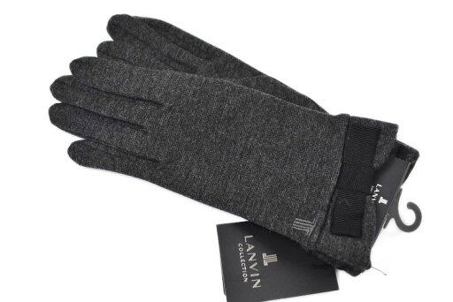 ランバン コレクション 手袋 レディース ブランド LANVIN COLLECTION 吸湿発熱 素材 グログラン リボン デザイン スマホ対応 チャコール グレー 21-22cm 女性 婦人 グローブ 防寒 ランバン コレクション 手袋 レディース ブランド LANVIN COLLECTION 吸湿発熱 素材 グログラン リボン デザイン スマホ対応 チャコール グレー 21-22cm 女性 婦人 グローブ 防寒