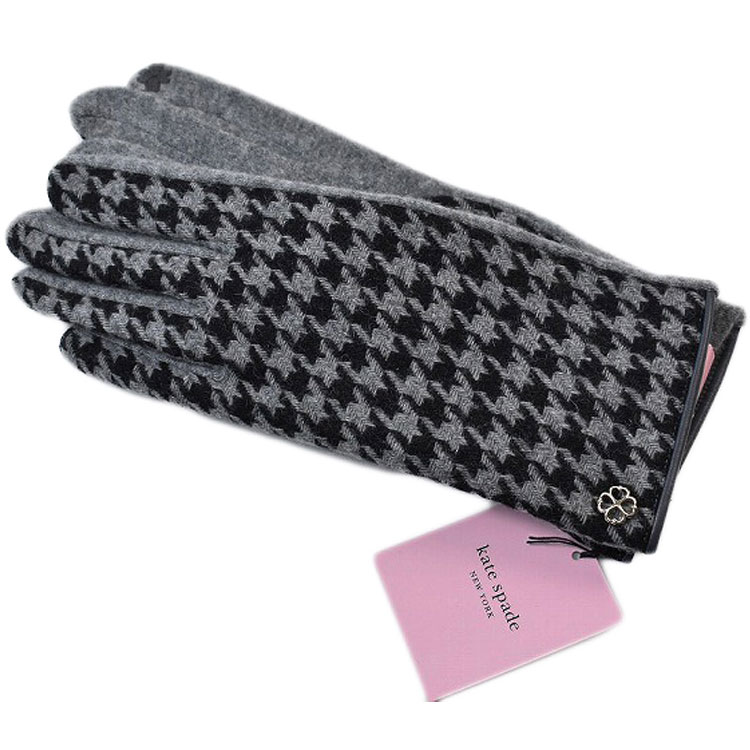 ケイトスペード ニューヨーク 手袋 レディース ウール カシミヤ カシミア 混 スマホ対応 暖かい かわいい ブランド ハイブランド KateSpade NEW...