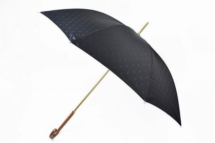ポロ ラルフローレン 雨傘 長傘 傘 レディース ブランド POLO Ralph Lauren ロゴ デザイン 黒 ブラック 60cm 女性 婦人 【あす楽】