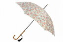 フォックスアンブレラ 雨傘 傘 レディース ブランド FOX UMBRELLAS フラワープリントデザイン タッセル付 長傘 51cm 女性 婦人