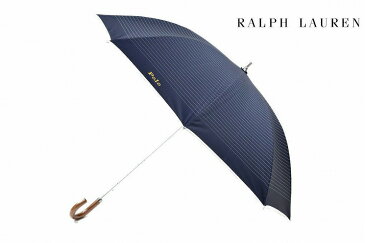 ポロ ラルフローレン 日傘 傘 遮光率99％以上 UV遮蔽率99％以上 レディース ブランド POLO Ralph Lauren ボーダー 紺 ネイビー × イエロー グログランベルト 50cm 女性 婦人 UV 晴雨兼用 遮光 遮熱 【あす楽】