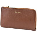 ポールスミス 財布 コイン カードケース レディース ブランド Paul Smith カラースロット キーリング付 専用箱付 キャメル ブラウン 女性 婦人 BPW051
